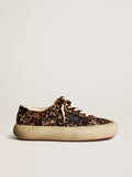Golden Goose Space Star Uomo in Cavallino Leo con Stella e Talloncino Neri