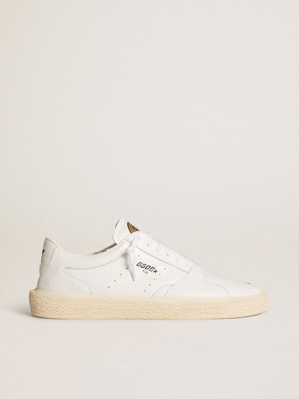 Golden Goose Tenth Star Uomo in Pelle Bianca
