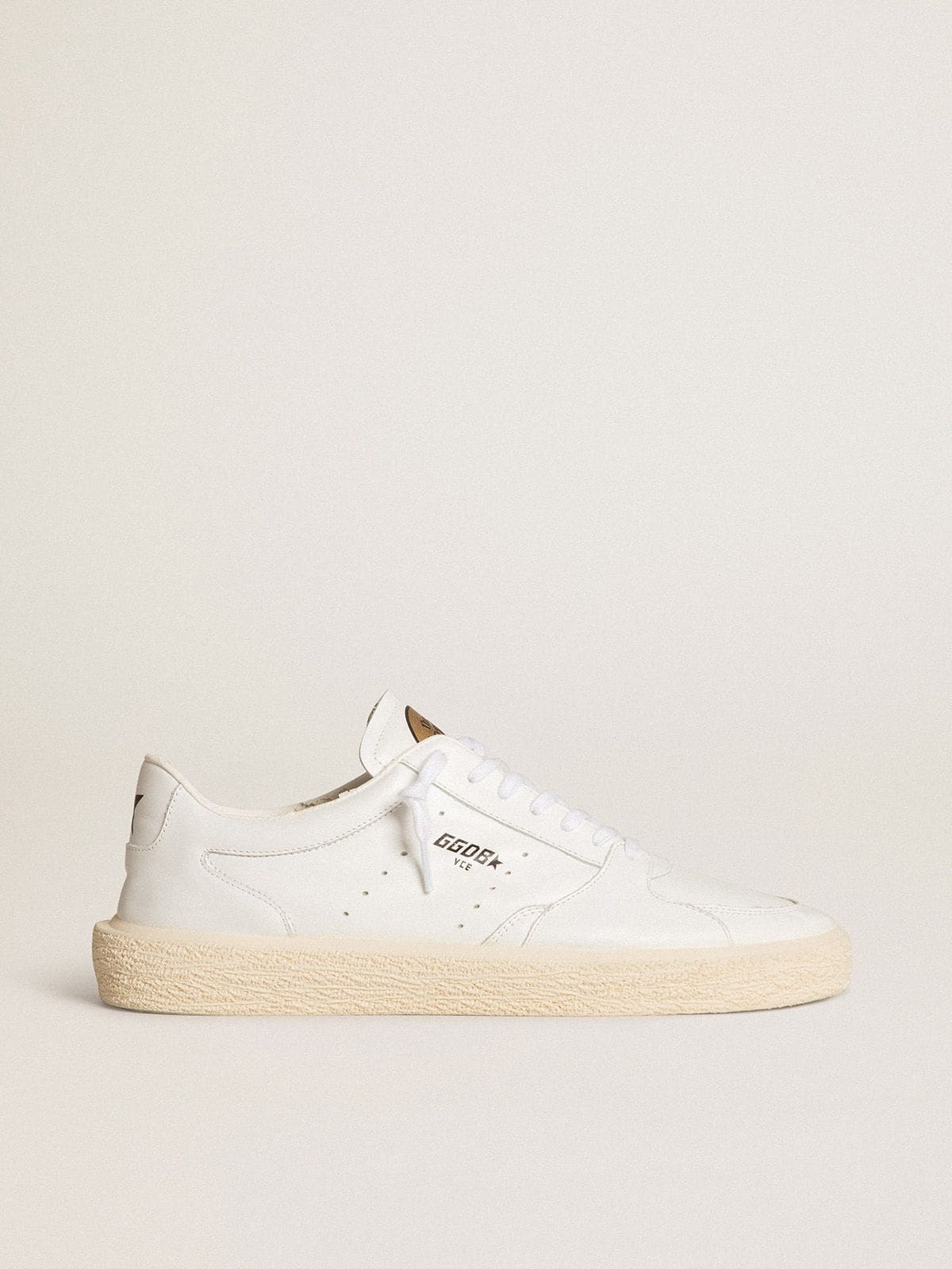 Golden Goose Tenth Star Uomo in Pelle Bianca