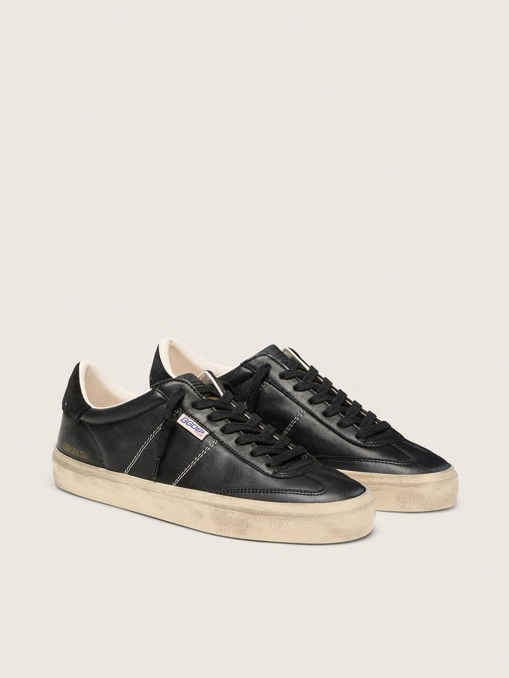 Golden Goose Soul Star Uomo in Nappa Bio Based Nera