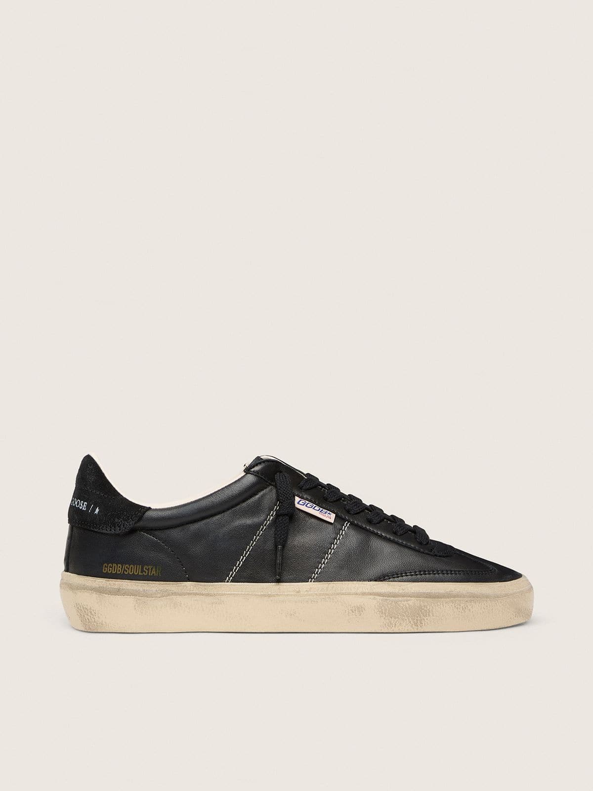 Golden Goose Soul Star Uomo in Nappa Bio Based Nera