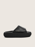 Golden Goose Ciabatte Space Star Uomo in Pelle Nera