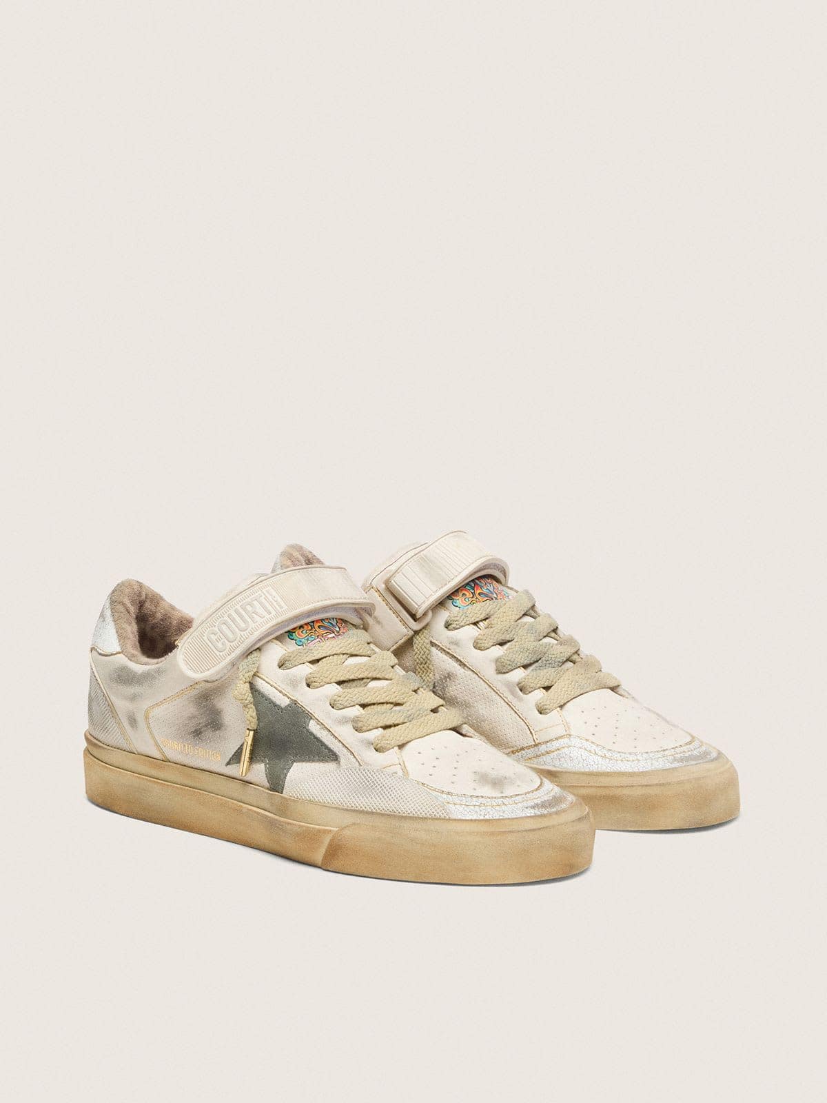 Golden Goose Ball Star Lab Uomo con Chiusura A Strappo