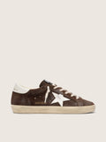 Golden Goose Super-Star Uomo in Suede Marrone con Stella Bianca