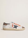 Golden Goose Super-Star Uomo Ltd in Pelle con Stella in Pelle Nera e Talloncino in Pelle Beige