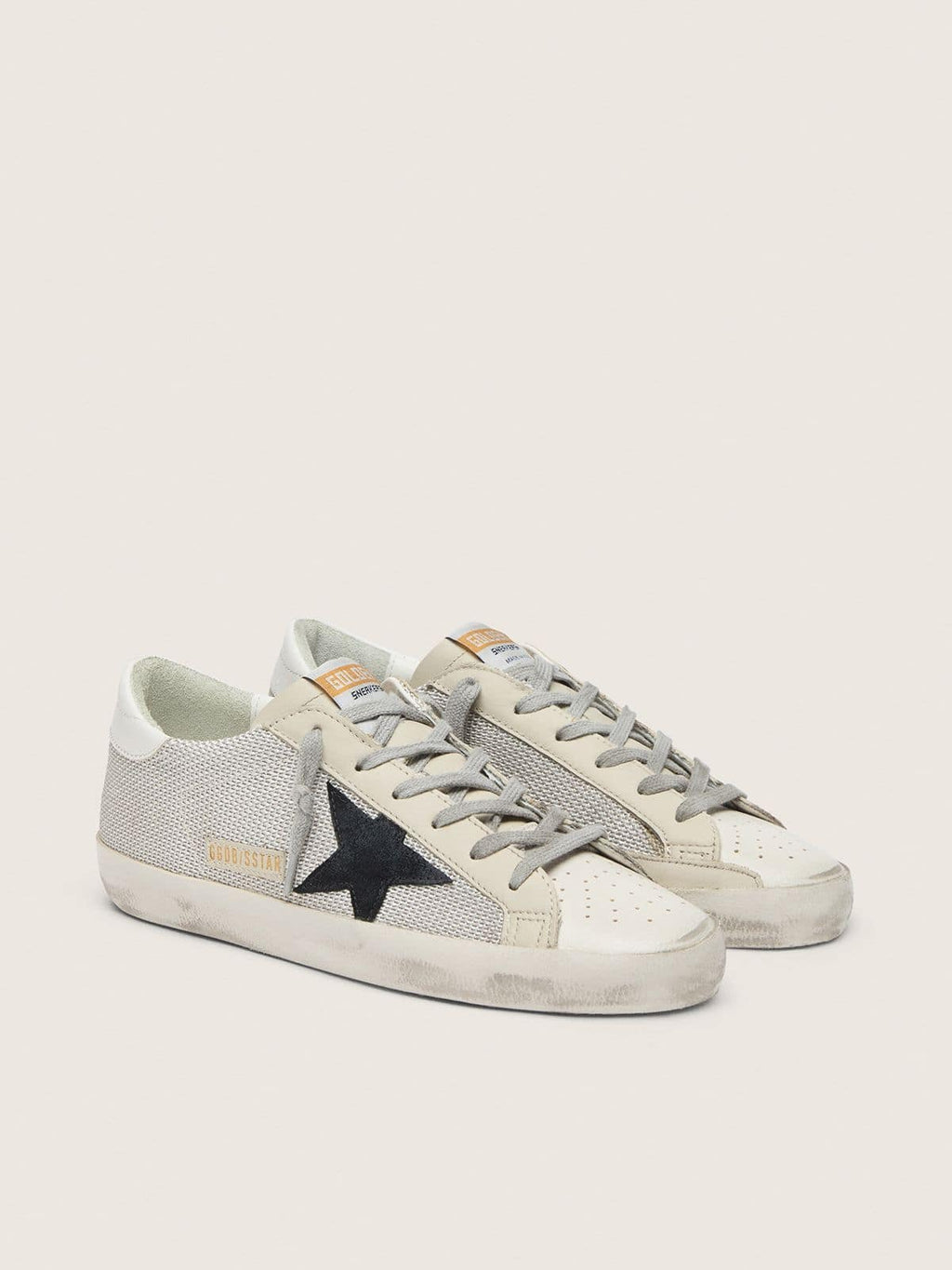 Golden Goose Super-Star Donna in Pelle con Stella Nera