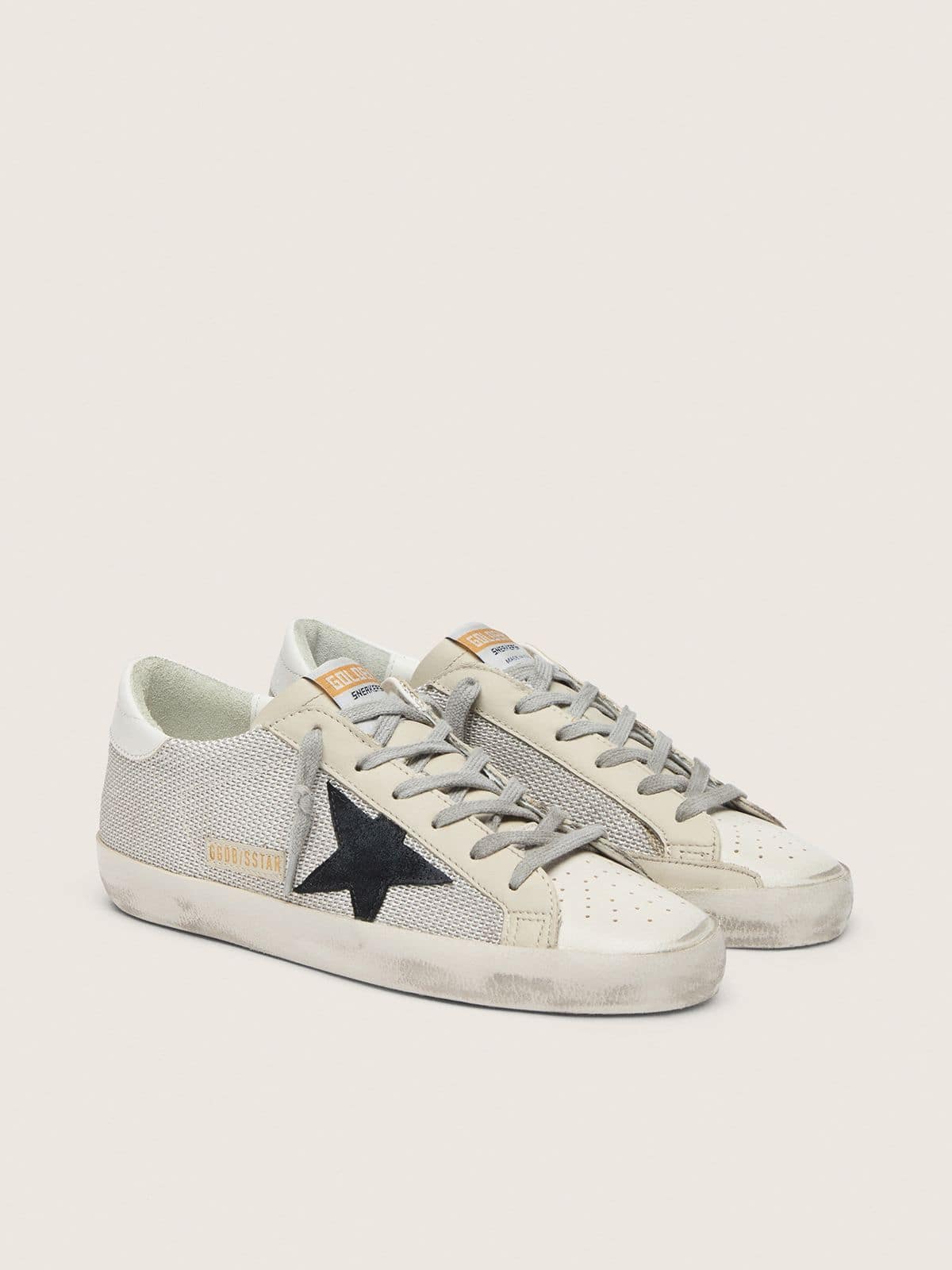 Golden Goose Super-Star Donna in Pelle con Stella Nera