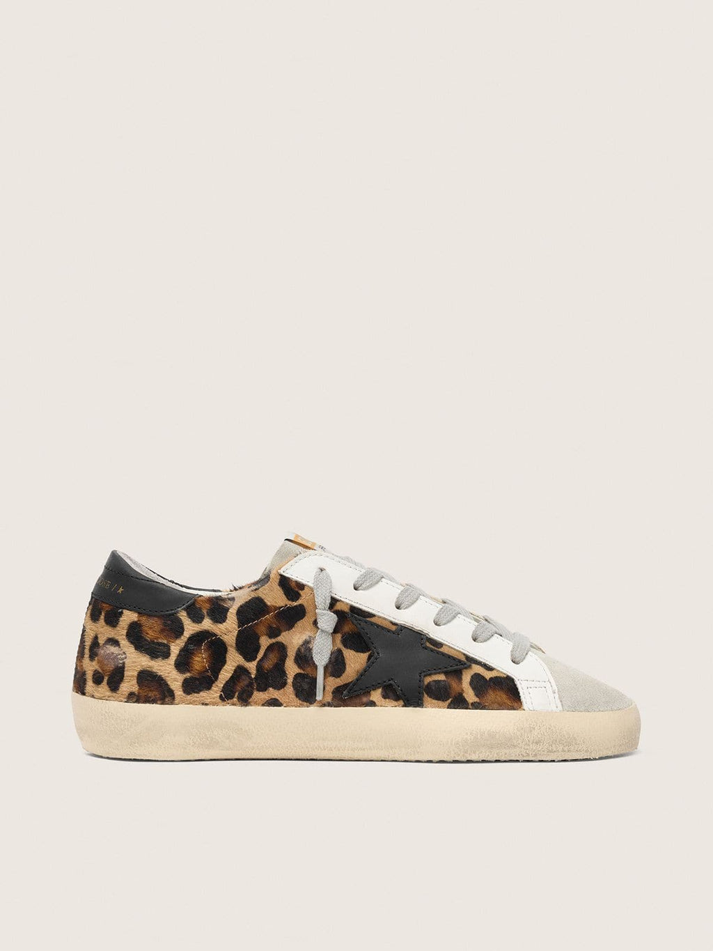 Golden Goose Super-Star Donna in Pelle Stampa Leo