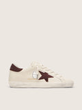 Golden Goose Super-Star  Donna con Stella e Talloncino in Suede con Cristalli Swarovski