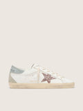 Golden Goose Super-Star Donna Ltd con Stella in Glitter Multicolori e Talloncino in Suede