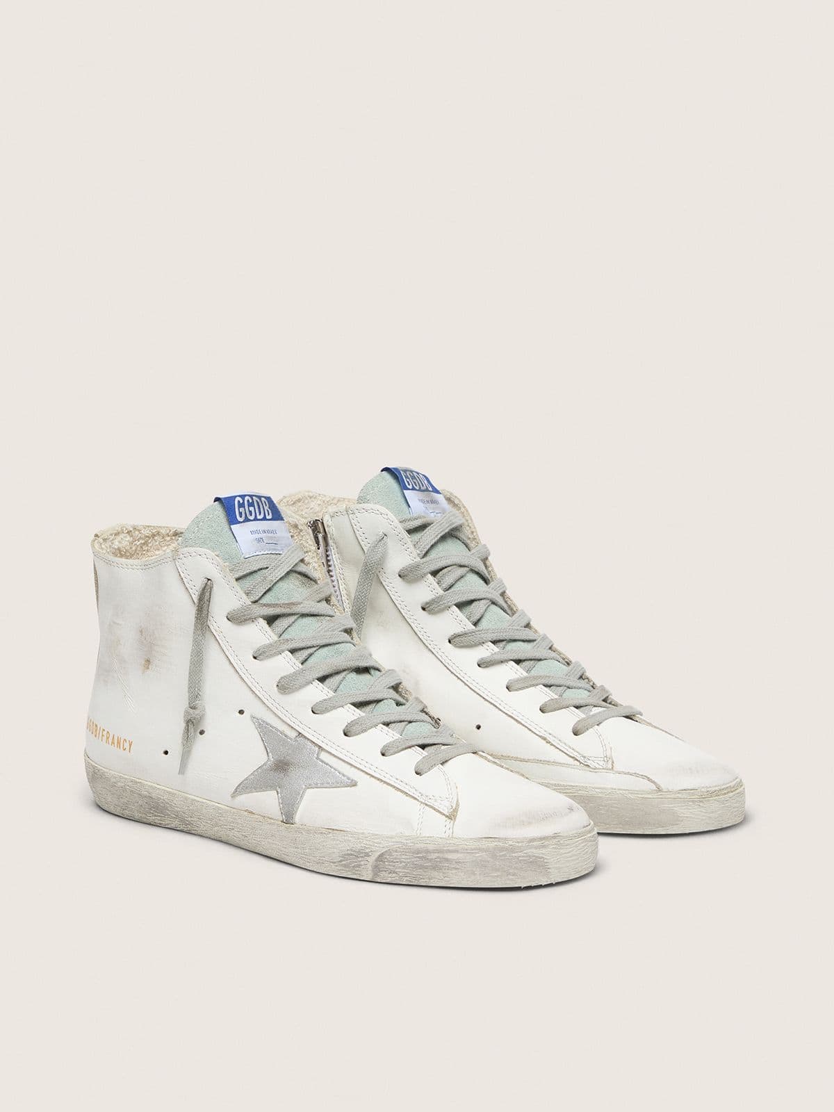 Golden Goose Francy Donna in Pelle con Stella Camoscio