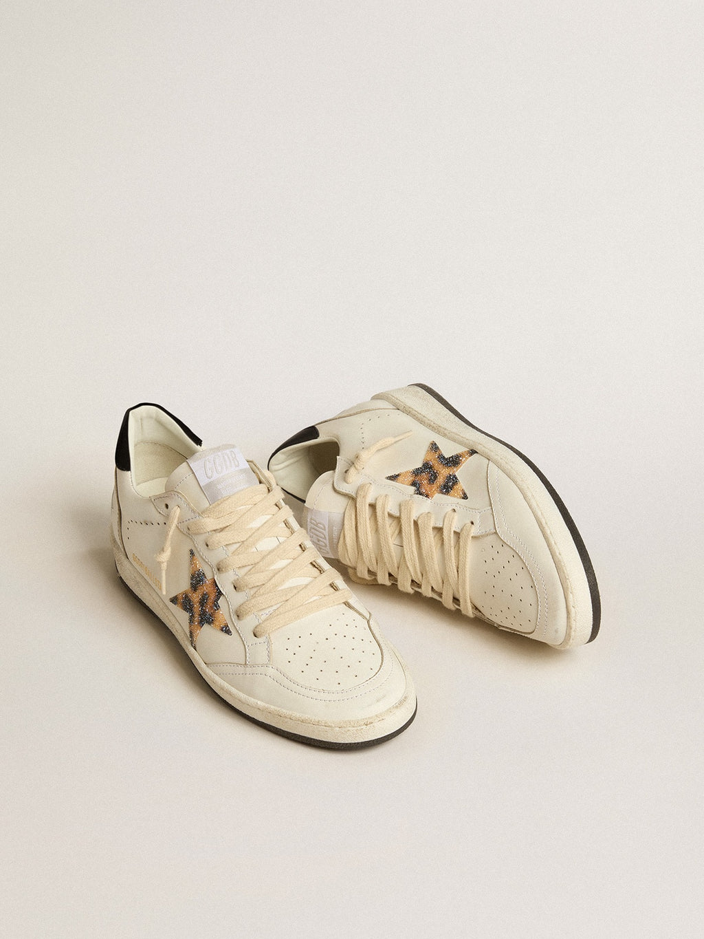 Golden Goose Ball Star Donna con Stella Leo Impreziosita da Cristalli Swarovski