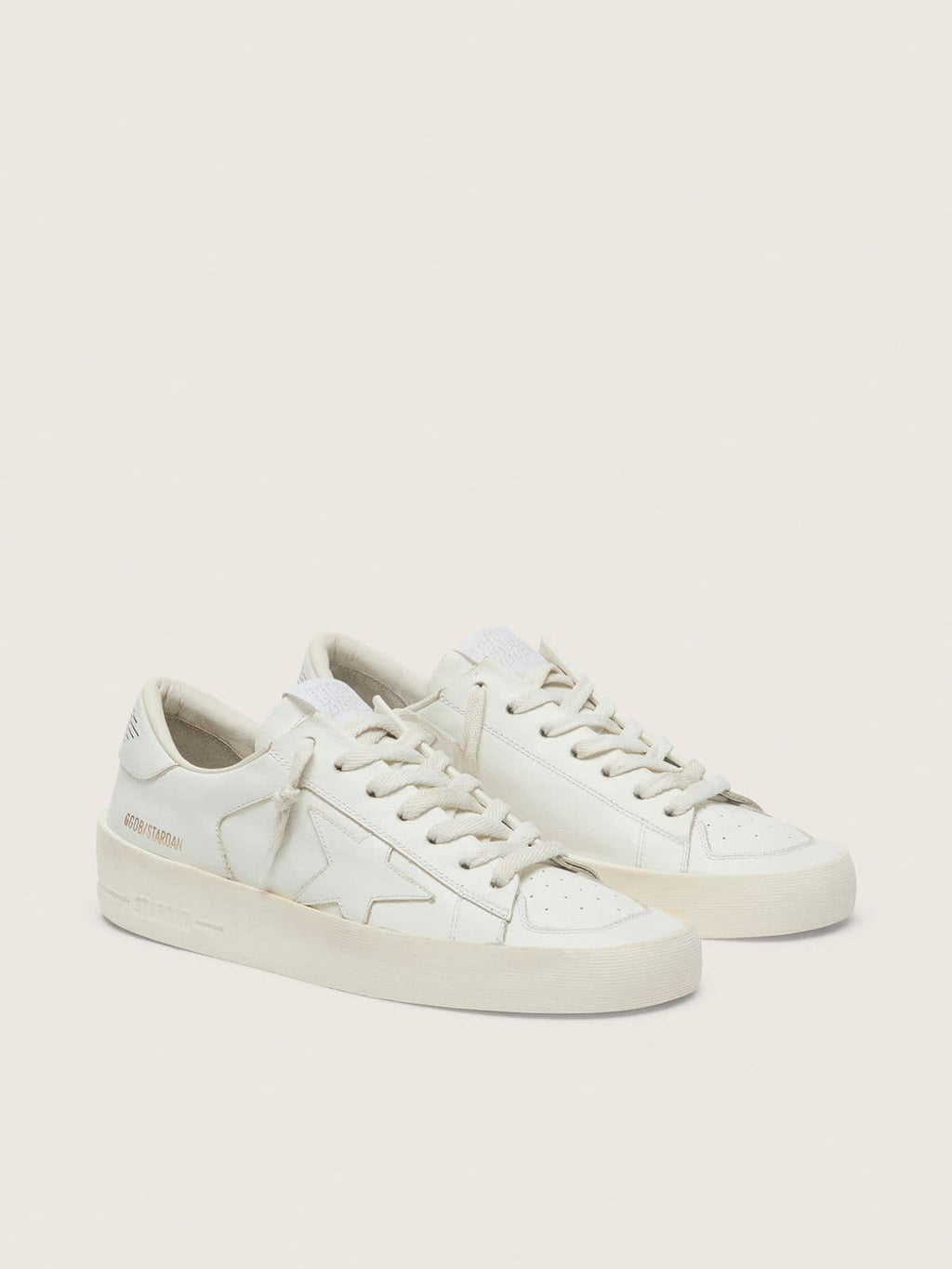 Golden Goose Stardan Donna in Pelle Total White