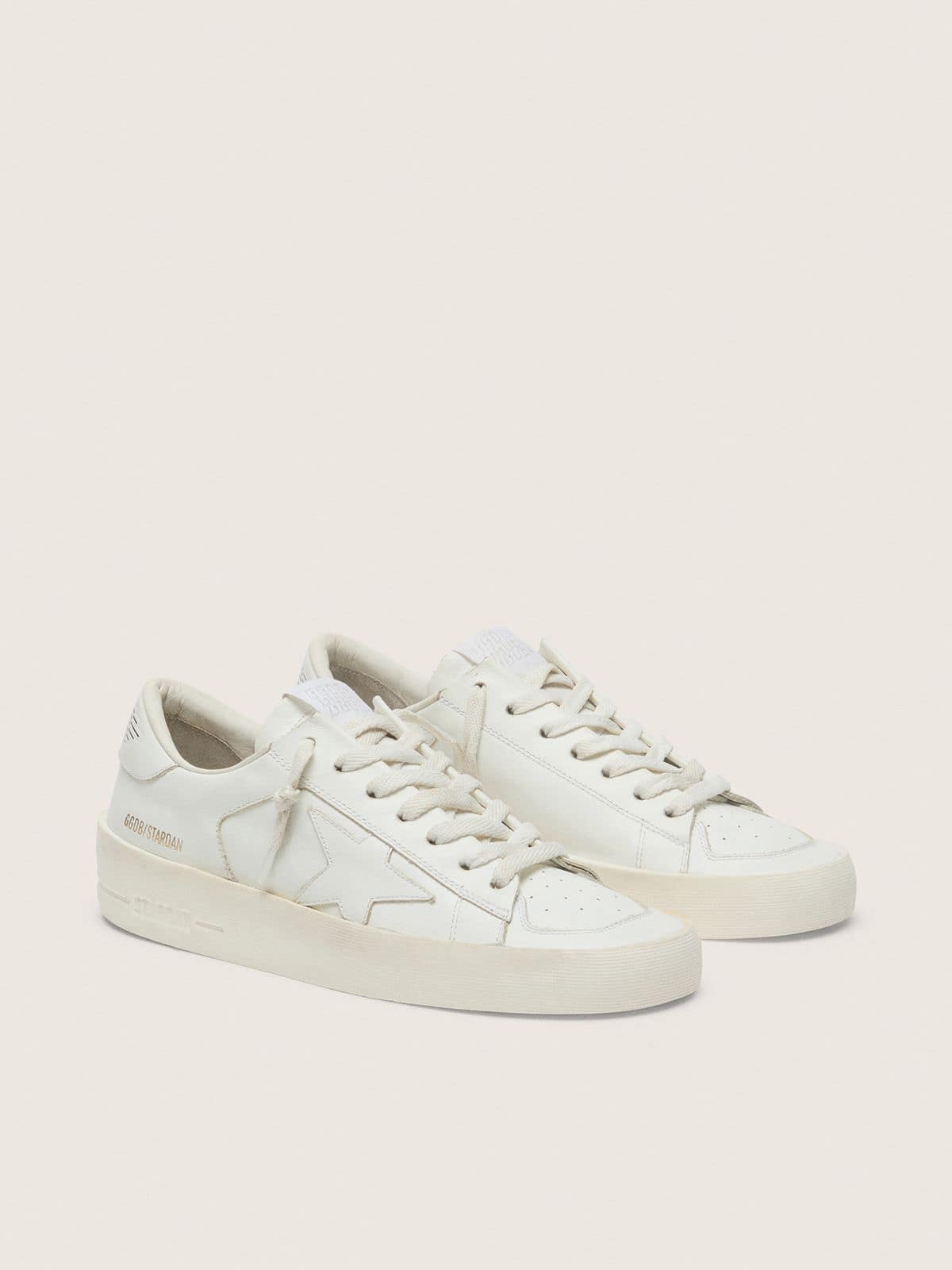 Golden Goose Stardan Donna in Pelle Total White