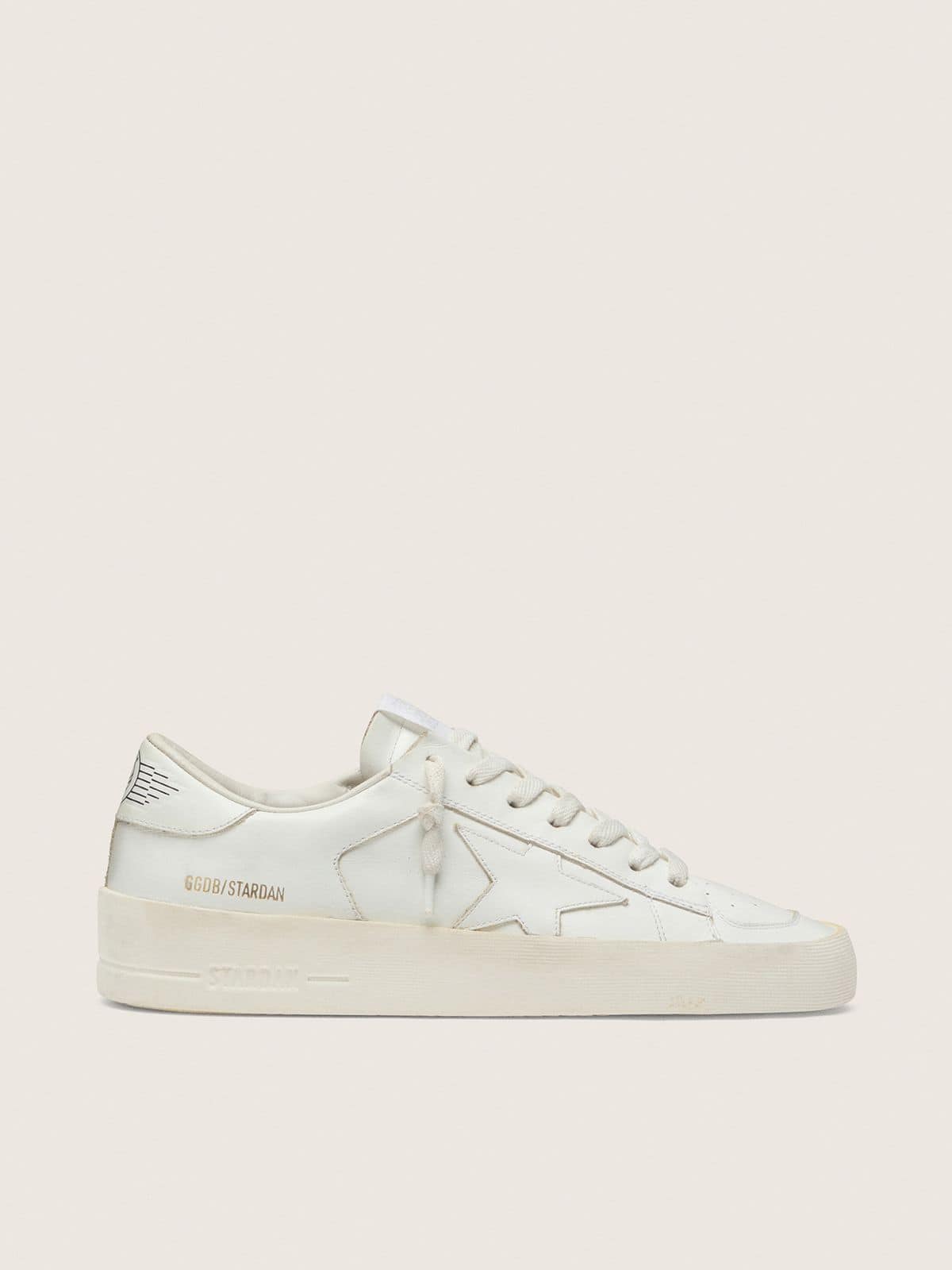Golden Goose Stardan Donna in Pelle Total White