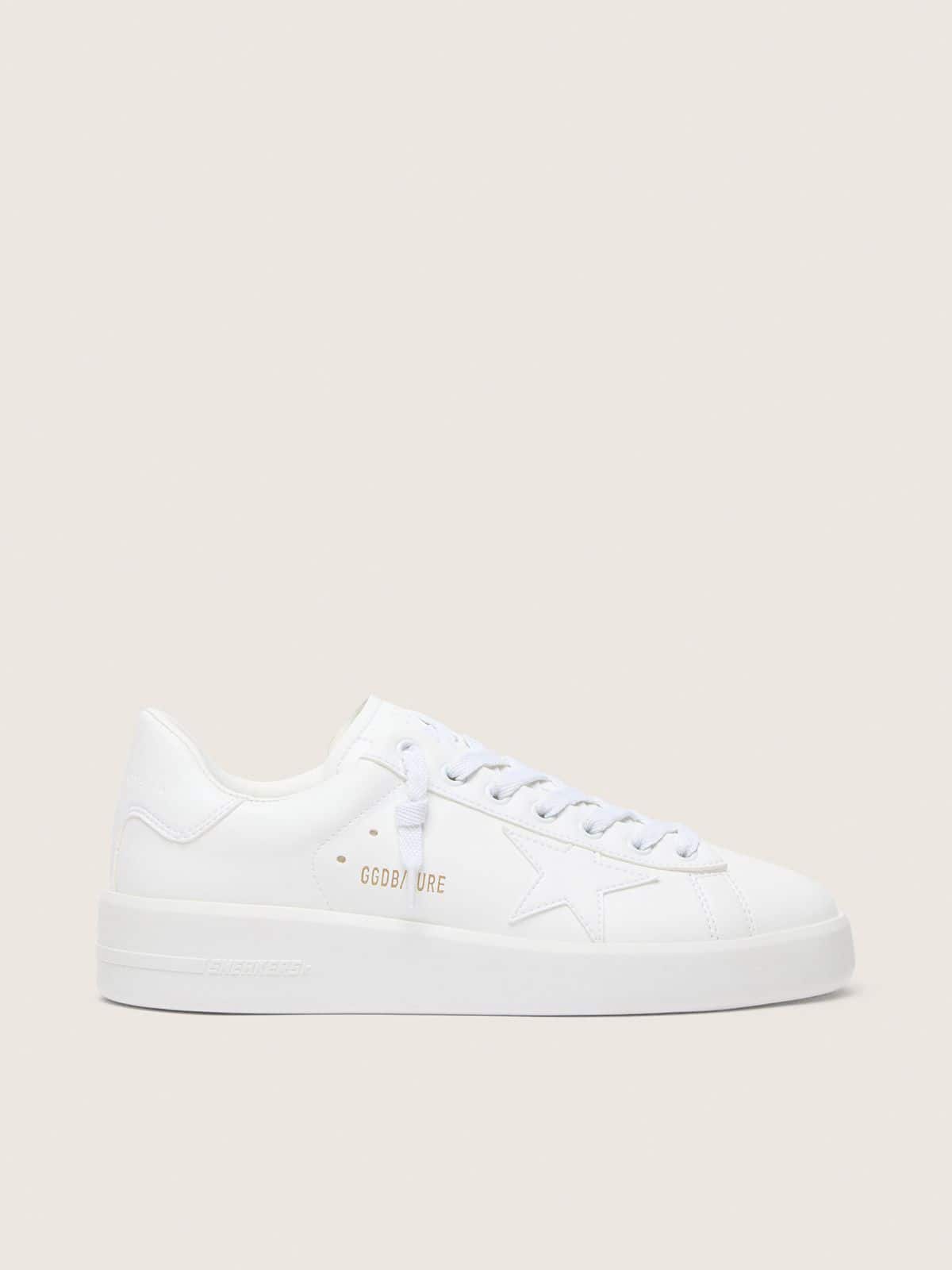 Golden Goose Purestar Donna Bio Based con Stella e Talloncino Bianchi