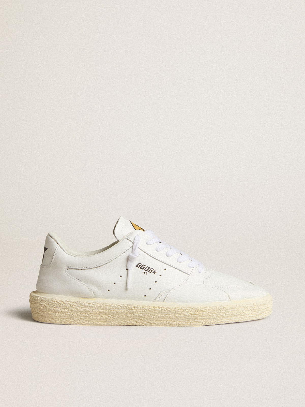 Golden Goose Tenth Star Donna in Pelle Bianca