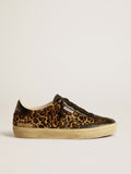 Golden Goose Soul Star in Cavallino Leopardato con Talloncino e Inserti in Nappa Nera
