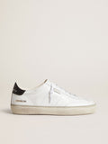 Golden Goose Soul Star Donna in Pelle Bianca con Talloncino in Pelle Nera