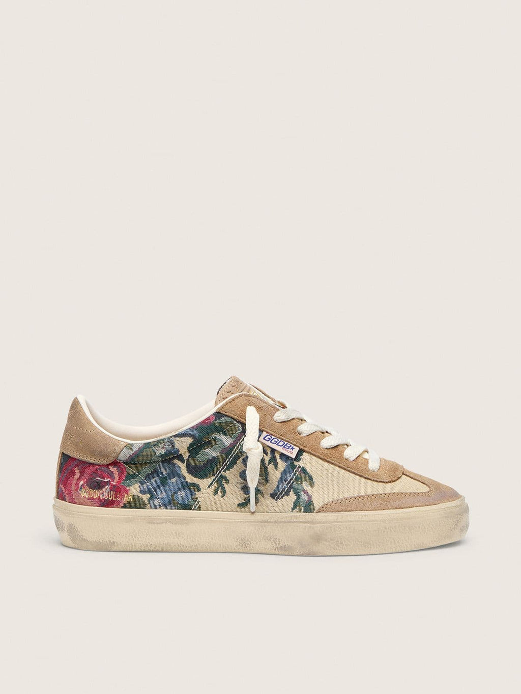 Golden Goose Soul Star Donna in Canvas e Suede con Stampa Colorata