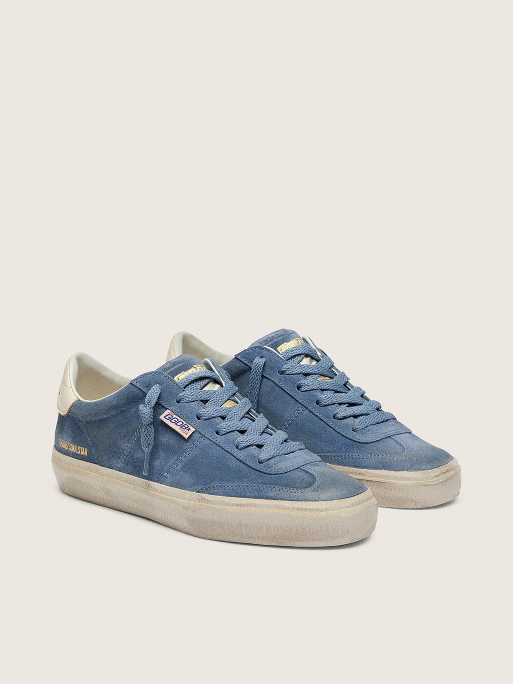 Golden Goose Soul Star Donna in Suede Blu
