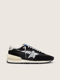 Golden Goose Marathon Donna con Tomaia in Nylon Ripstop di Colore Nero e Stella Argento