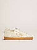 Golden Goose Super-Star in Nappa Bianca con Stella in Suede e Fodera in Shearling