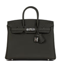 Hermes Birkin 25 Vert de Gris Togo Palladium Hardware – Accessorio premium elegante