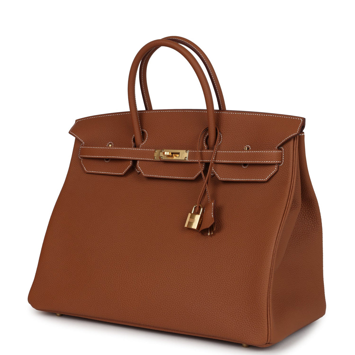 Hermes Birkin 40 Gold Togo Gold Hardware – Accessorio premium elegante