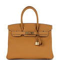 Hermes Birkin 30 Naturel Sable Togo Gold Hardware – Accessorio premium elegante