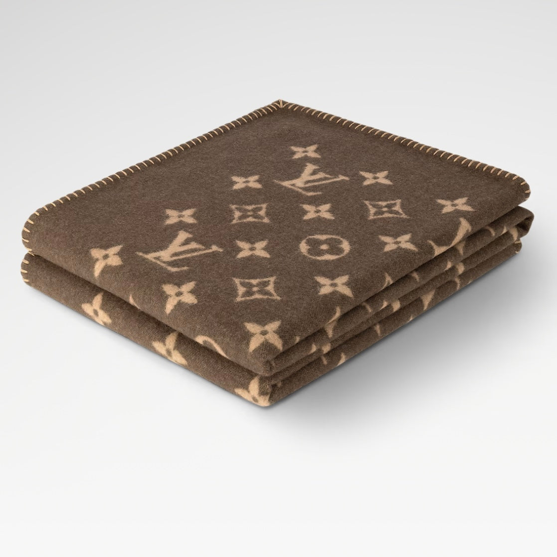 PLAID MONOGRAM Brown – Accessorio premium elegante