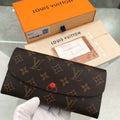 LV PORTAFOGLIO EMILIE RED – Accessorio premium elegante