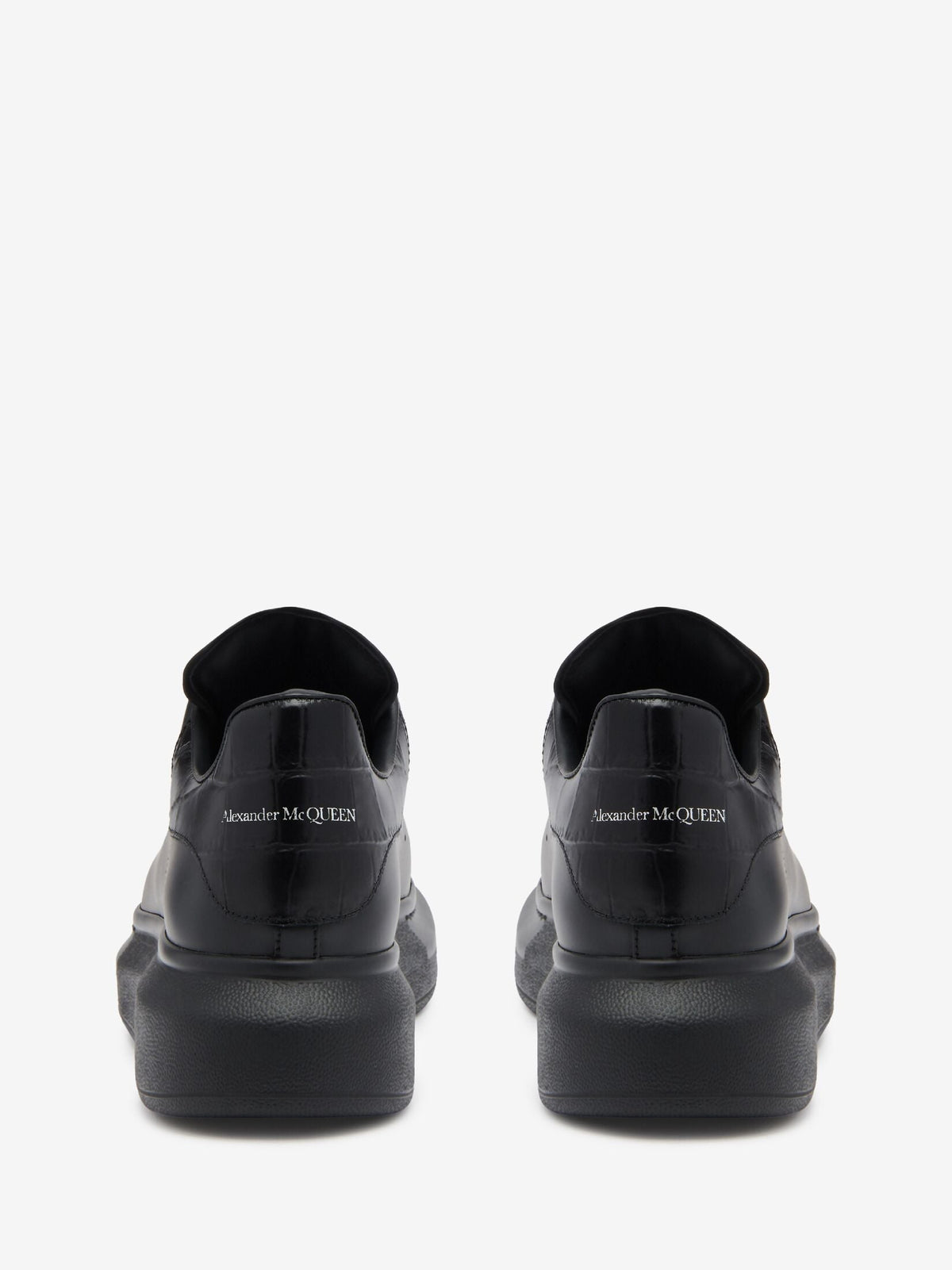 Sneaker Oversize in nero bianco Coccodrillo