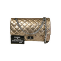Chanel 2.55 Reissue Medium Gold Aged Calfskin Silver – Accessorio premium elegante