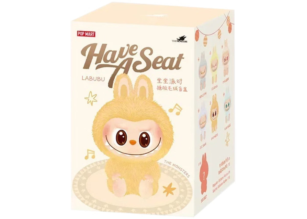Pop Mart Labubu The Monsters Have A Seat Vinyl Plush Sealed Case (1 Blind Boxes) – Accessorio premium elegante