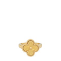 Van Cleef & Arpels 18K Yellow Gold Vintage Alhambra Ring 53 – Accessorio premium elegante
