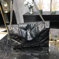 YSL PUFFER MEDIUM BAG IN QUILTED LAMBSKIN – Accessorio premium elegante