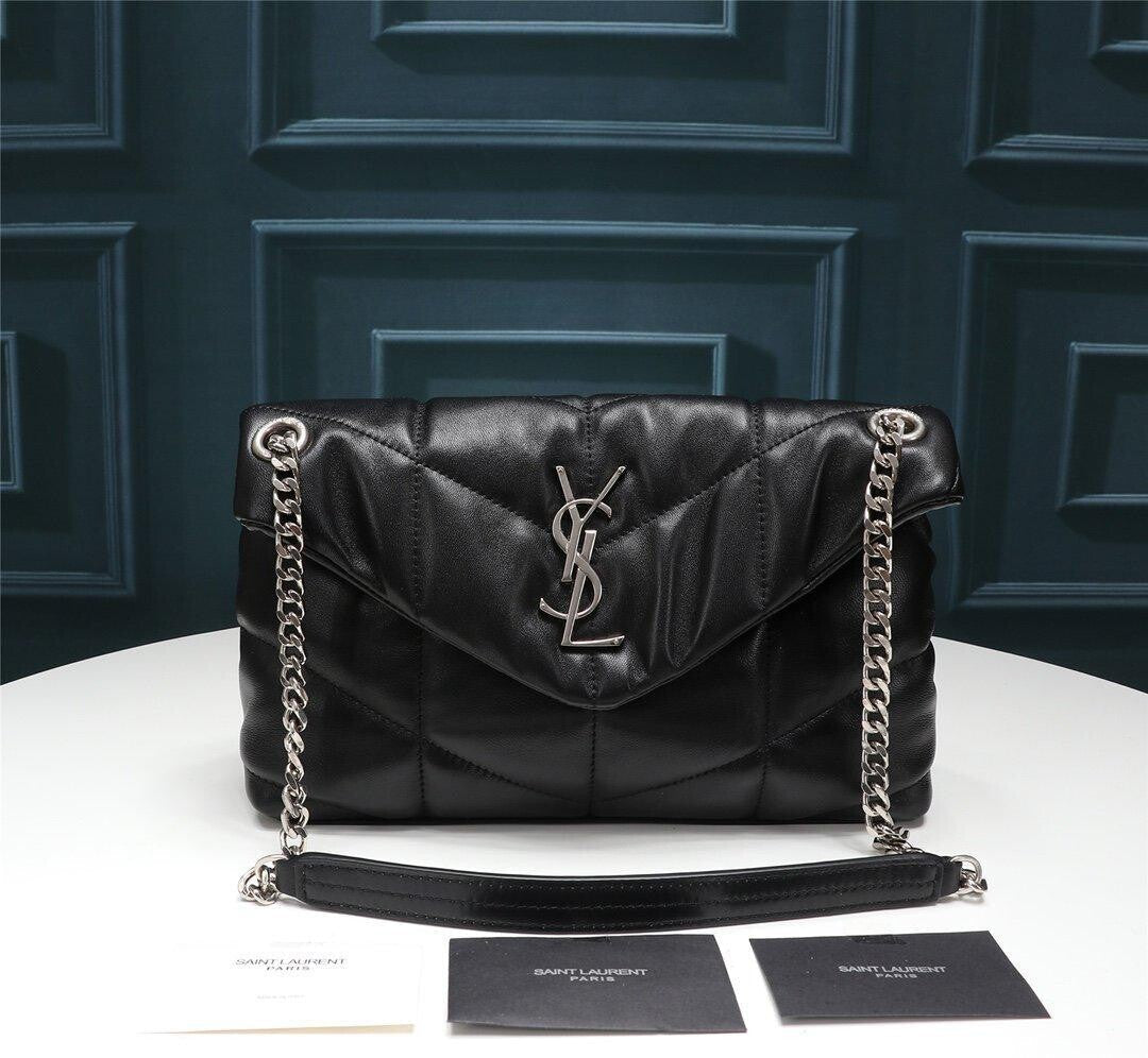 YSL BORSA PUFFER TOY IN PELLE DI AGNELLO TRAPUNTATA – Accessorio premium elegante