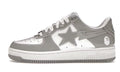 BAPE-LEATHER WHITE GREY – Accessorio premium elegante