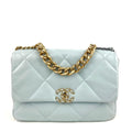CHANEL 19 Flap Bag -Large Light Blue – Accessorio premium elegante