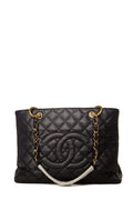 Chanel 2005/2006 Black Caviar GST Tote W/ Gold HW – Accessorio premium elegante