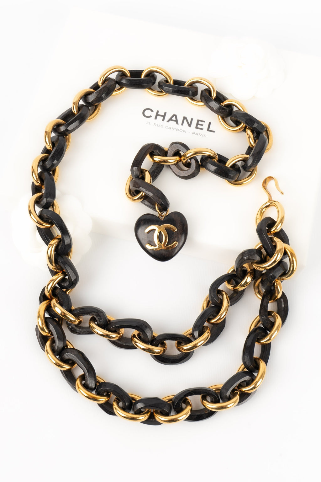 Ceinture en bois Chanel 1992 – Accessorio premium elegante