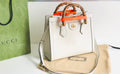 BORSA SHOPPING GUCCI DIANA IN PITONE MISURE MEDIA