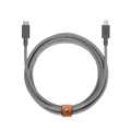 Native Union Belt Cable Ultra Strength USB-C to Lightning Cable 3 Meter - Zebra – Accessorio premium elegante