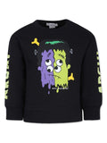 Felpa per bambino Stella McCartney Kids nero con stampa grafica – Accessorio premium elegante