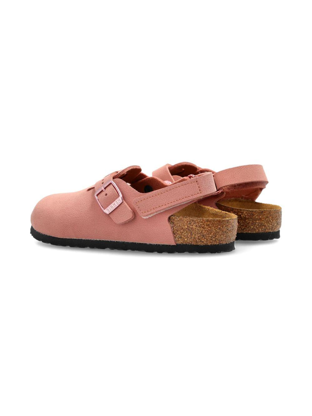 Sandali per bambina Birkenstock Kids rosa con cinturino posteriore