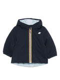 Giubbino per neonato K-Way Kids blu con design reversibile – Accessorio premium elegante