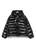 Giubbino per bambina Save The Duck Kids Imara nero con finitura lucida – Accessorio premium elegante