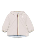 Giubbino Le Vrai 3.0 Claude per neonata K-Way Kids beige con fodera trapuntata – Accessorio premium elegante