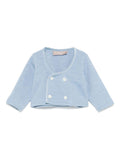 Cardigan per neonato La Stupenderia azzurro doppiopetto – Accessorio premium elegante